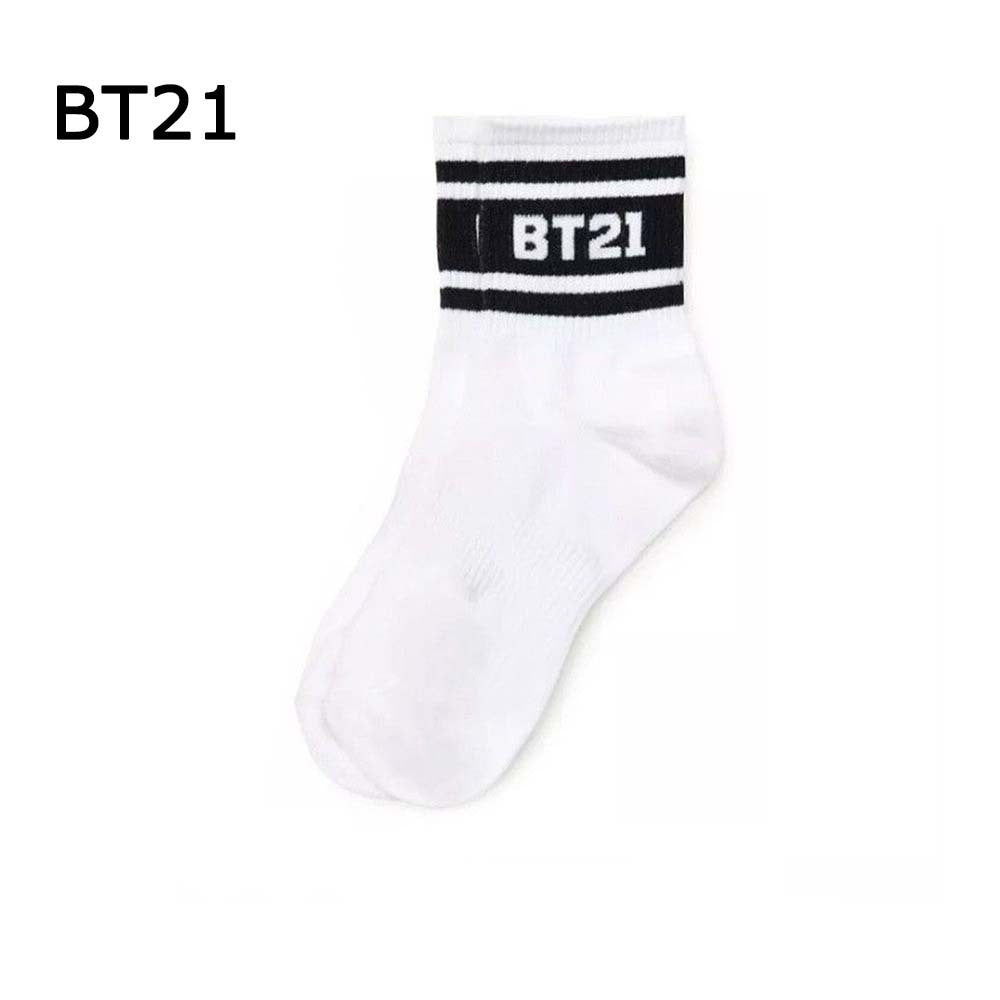 7 pcs BT21 cotton socks