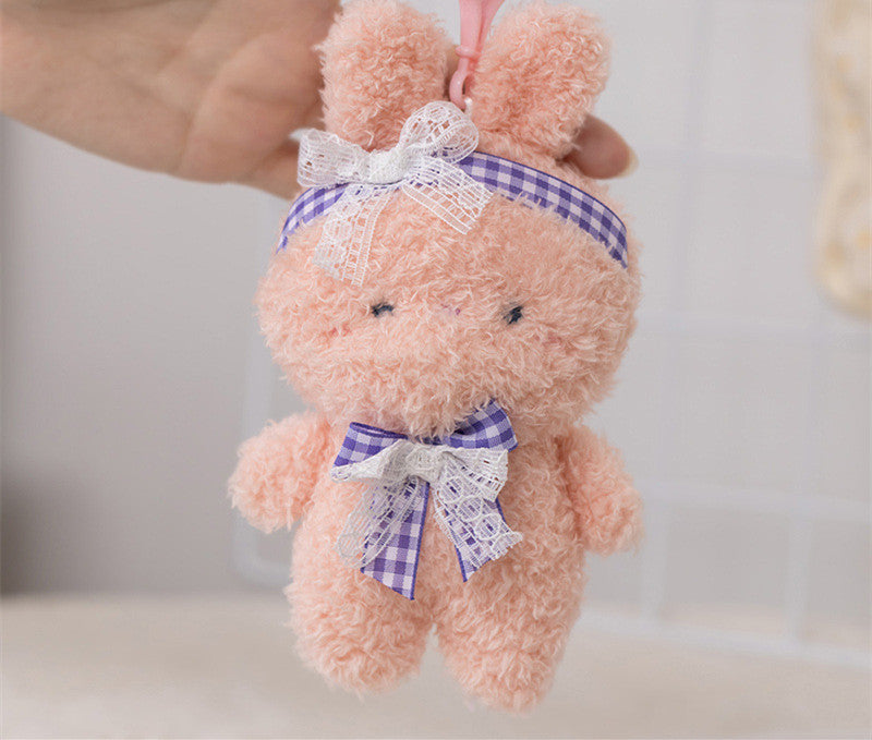 Plush Doll Lolita Bear Bag Charm Keychain