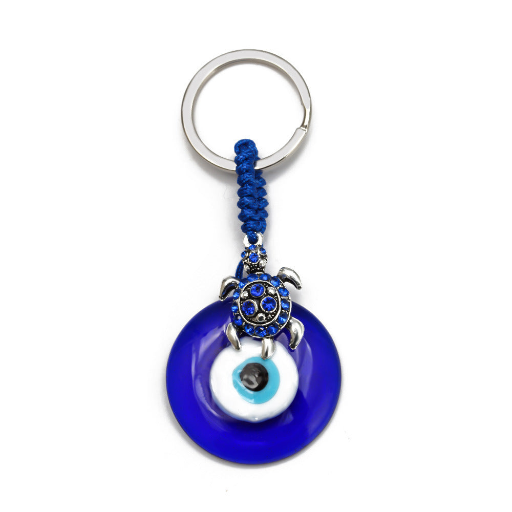 Evil eye Alloy Palm Key Pendant