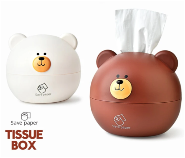 Cute Bear Tissue Box