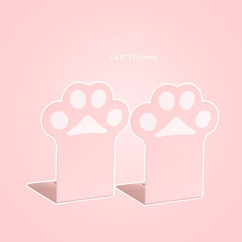 Cute Cat Paw Book Stand Bookshelf Desktop