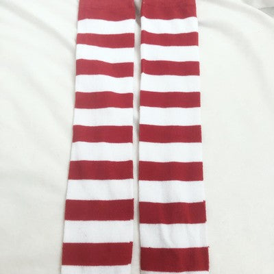 New Hot Girl Stripe Socks Streetwear Thin Leg Y2K Harajuku Lolita