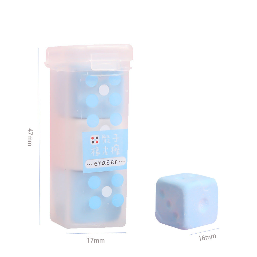 Kawaii dice rubber