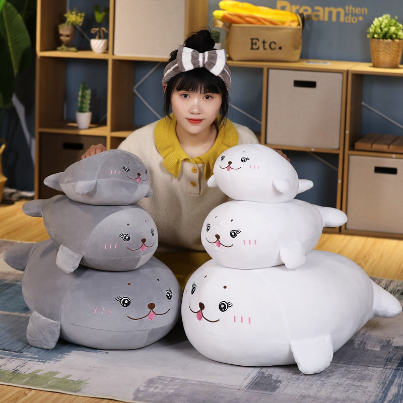 Cute Cotton Seal Pillow Plush doll