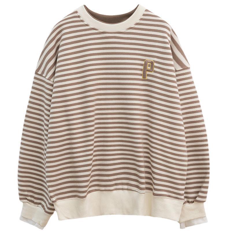 Loose Top Lazy Stripe Jumper