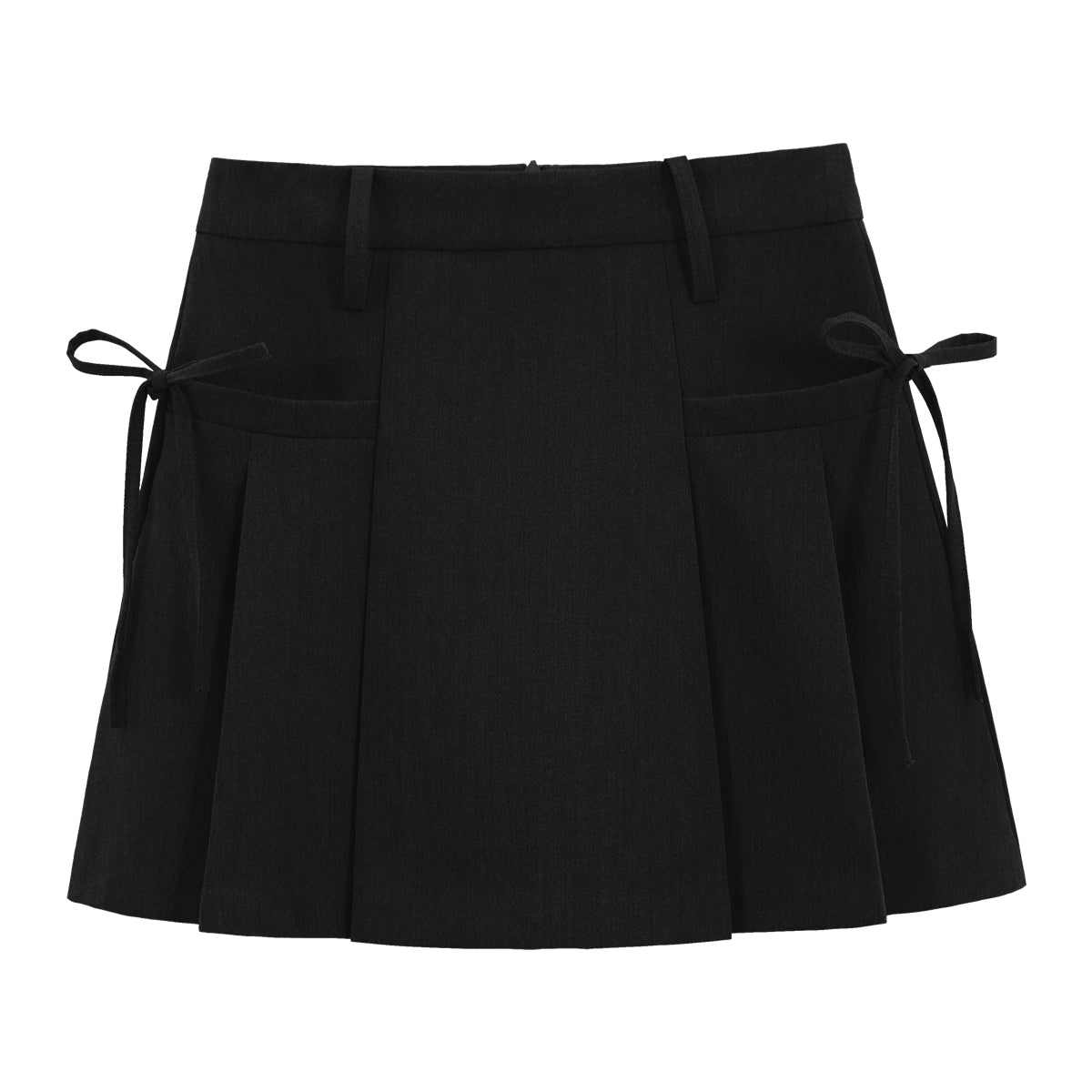 Fashionable Gray Pleated Skirt