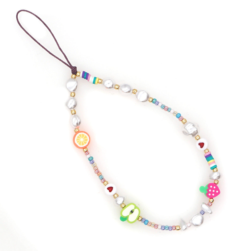 Fruity/evil eye Phone chain