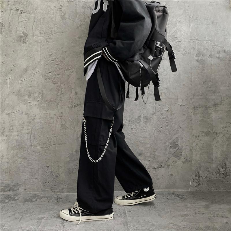 Workwear Pants Korean Loose-fitting Casual Ankle-banded