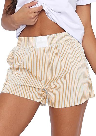 Loose Comfortable Striped Shorts