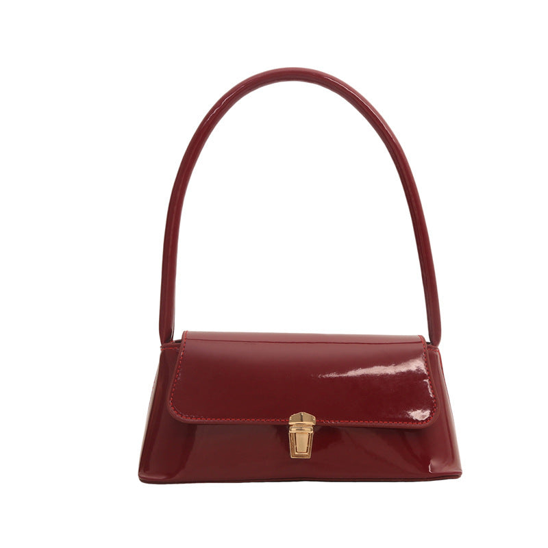 Glossy Shoulder Bag