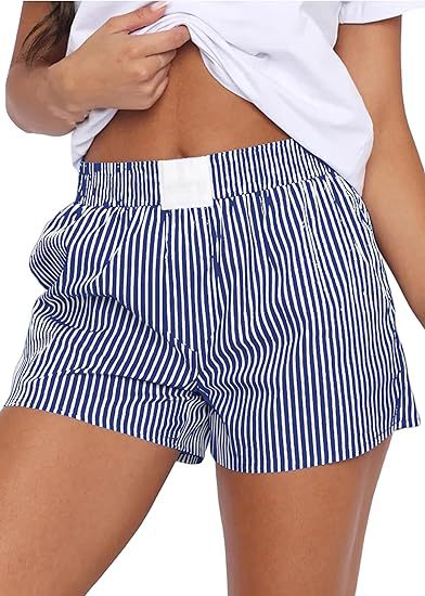 Loose Comfortable Striped Shorts