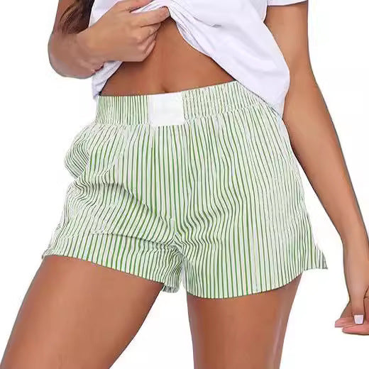 Loose Comfortable Striped Shorts