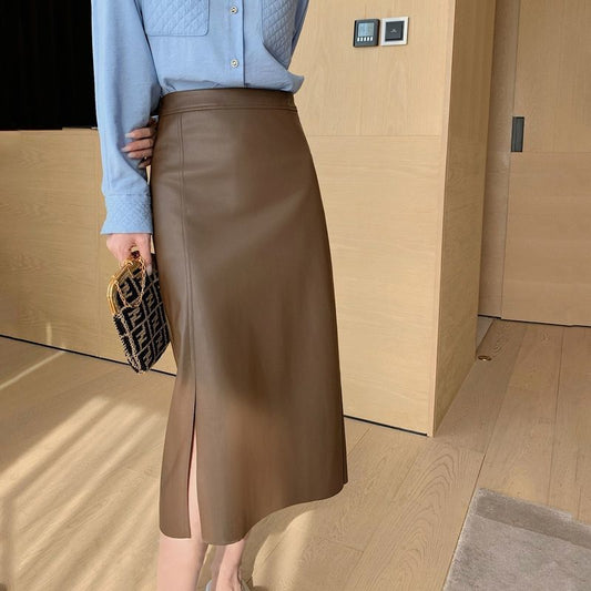 Fashion Temperament Sheath High Waist Skirt