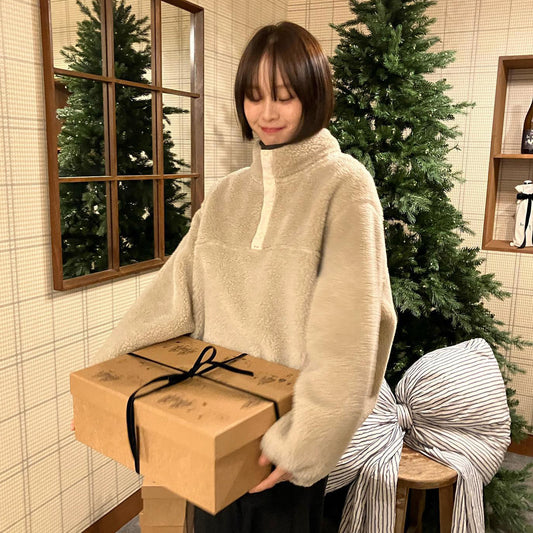 Warm Lazy Pullover Soft Glutinous Plush Coat