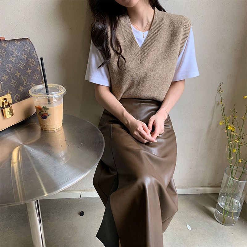 Fashion Temperament Sheath High Waist Skirt