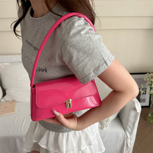 Glossy Shoulder Bag