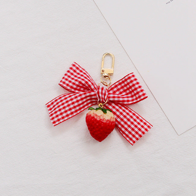 Summer Fruit Strawberry Bag Pendant