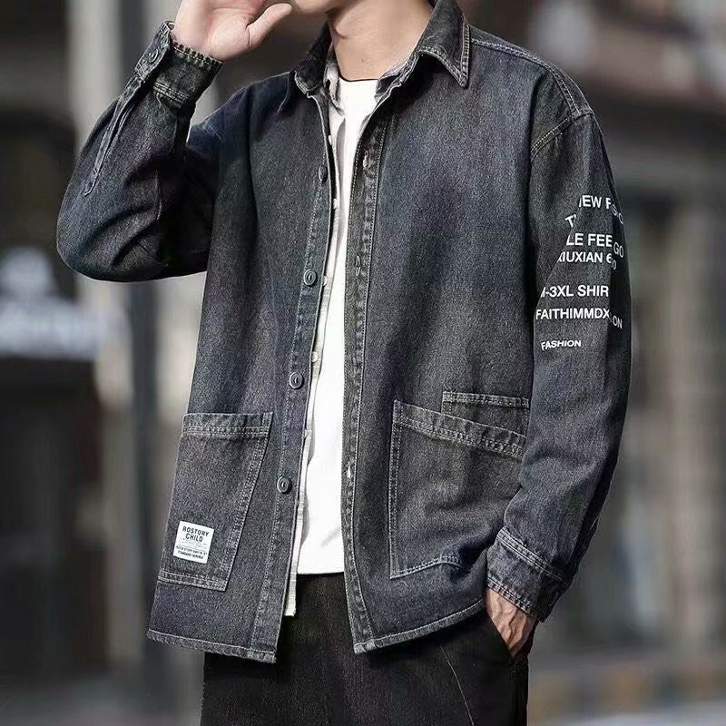 Men's Loose-fitting Denim Jacket