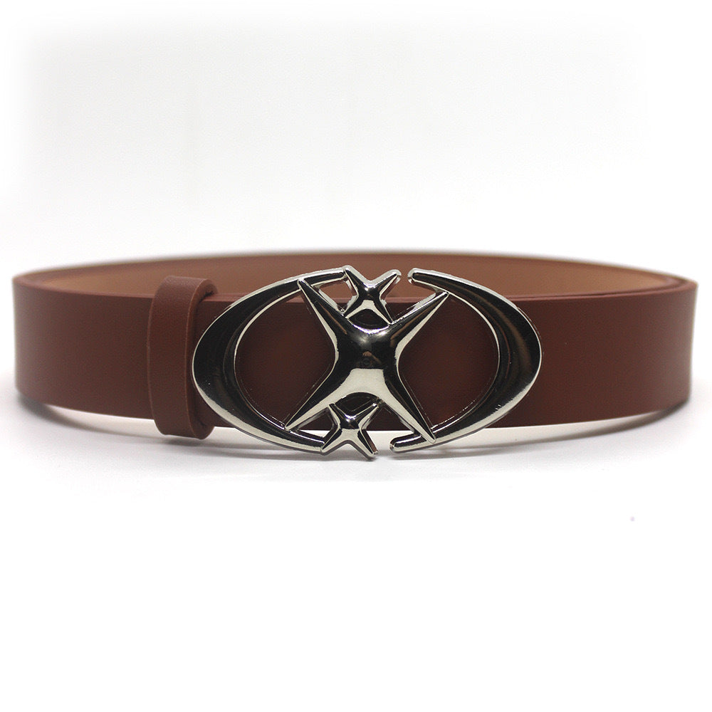 Moon Cross Star Buckle Belt