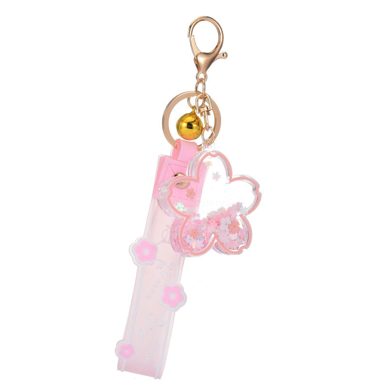 Sakura Quicksand Cherry Blossom Keychain