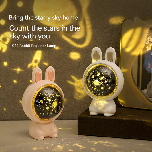 Creative Rabbit Star Light Projector Lamp