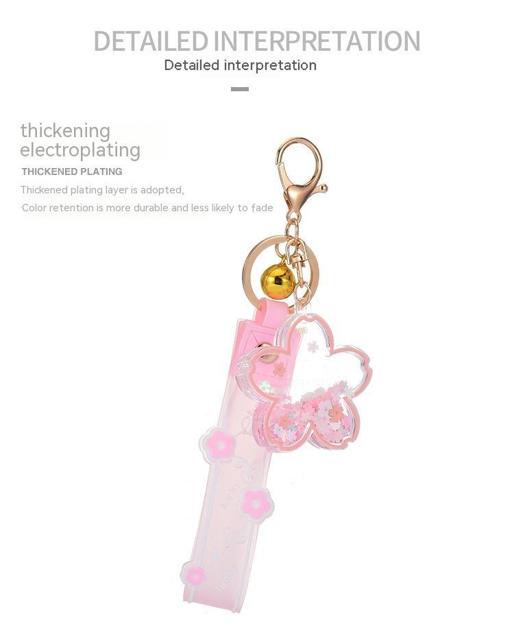 Sakura Quicksand Cherry Blossom Keychain