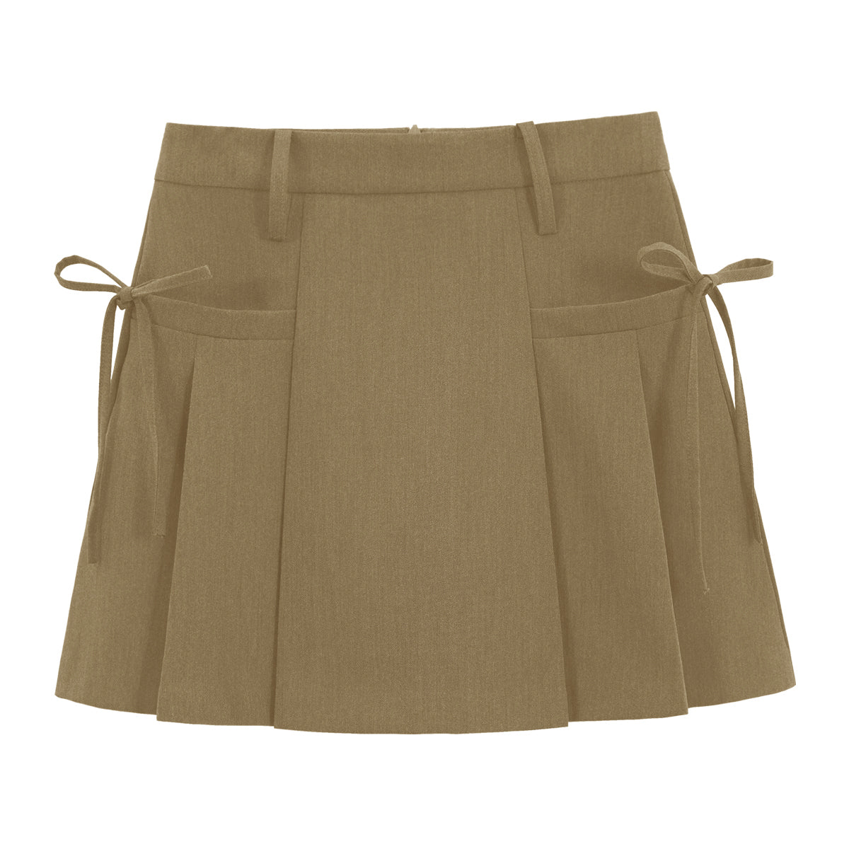 Fashionable Gray Pleated Skirt