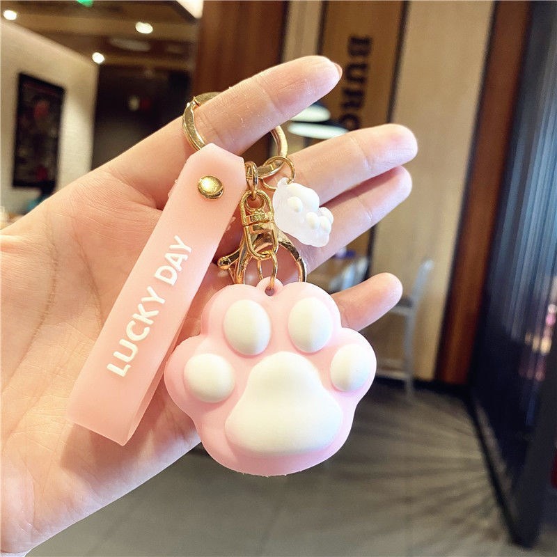 Creative Cat Paw Keychain