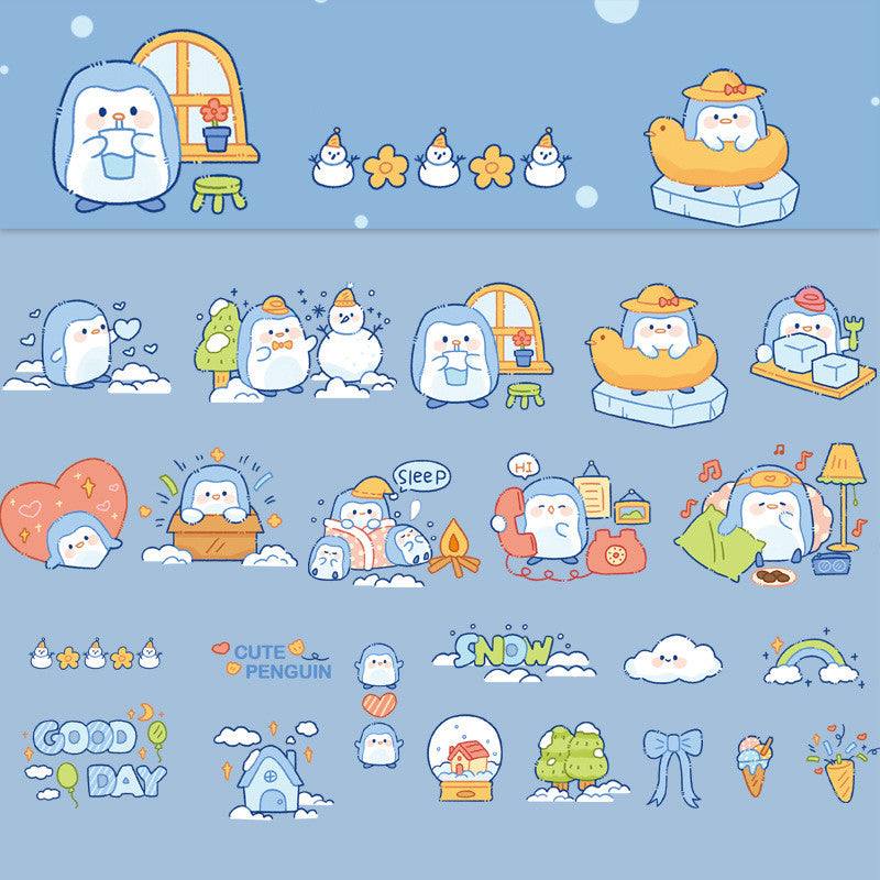 Soft Cute Planet Cute Animal Decoration Stickers