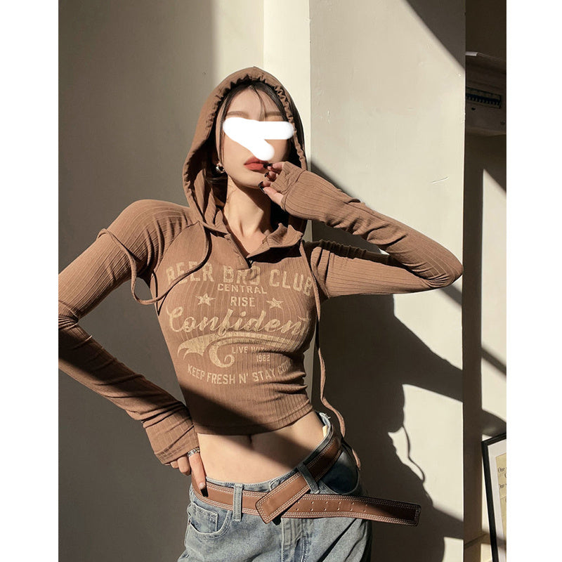 Retro Slim Fashion Long Sleeve T-shirt