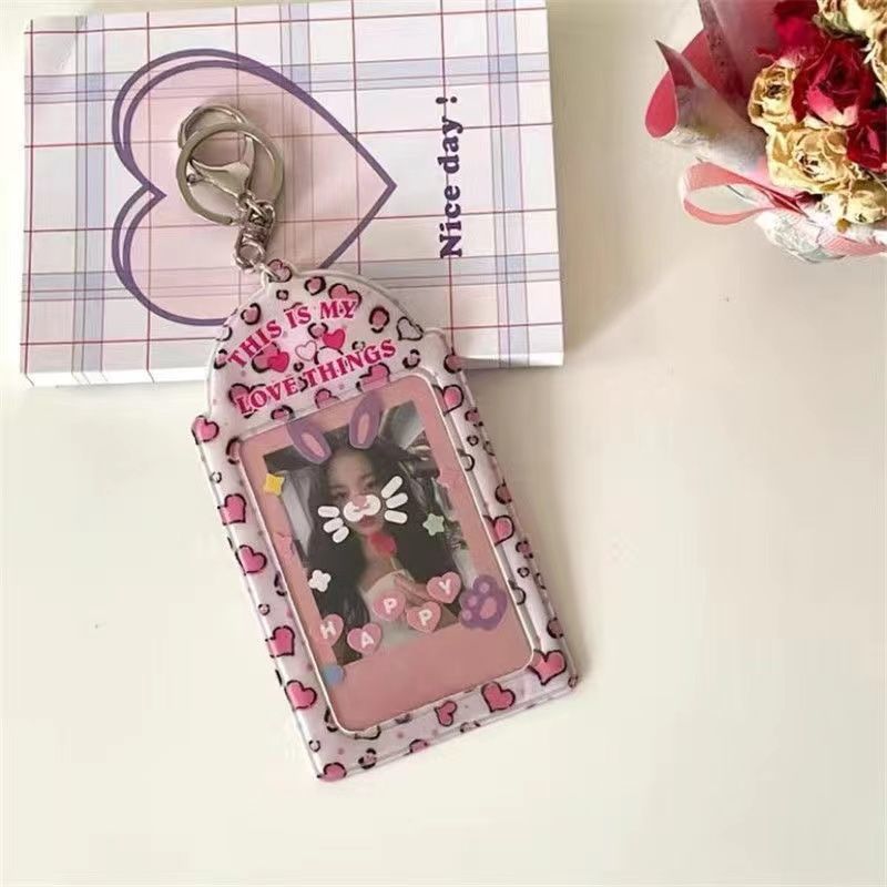 MINKYS Kpop Photocards Card Holder With Chain Protector Idol Photo Sleeves