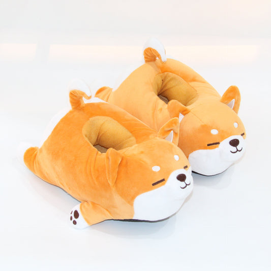 Cute Soft Corgi Slippers