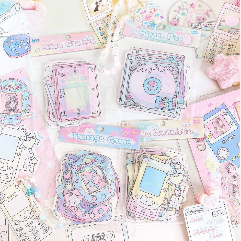 Cute Cartoon Card Stickers Bag