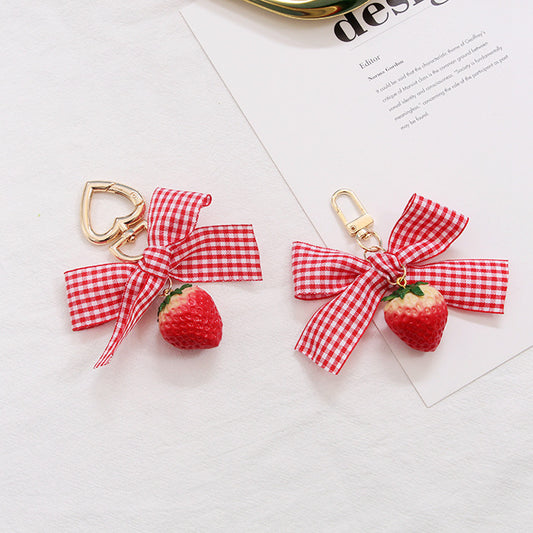 Summer Fruit Strawberry Bag Pendant