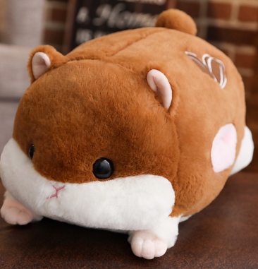 Cute Fluffy Hamster Pillow/hand warmer