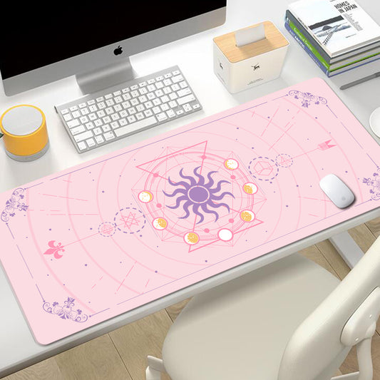 Large Kawaii Girl Gaming Mouse Pad Cute XXL Desk Mat Water Proof Nonslip Laptop Desk Accessories