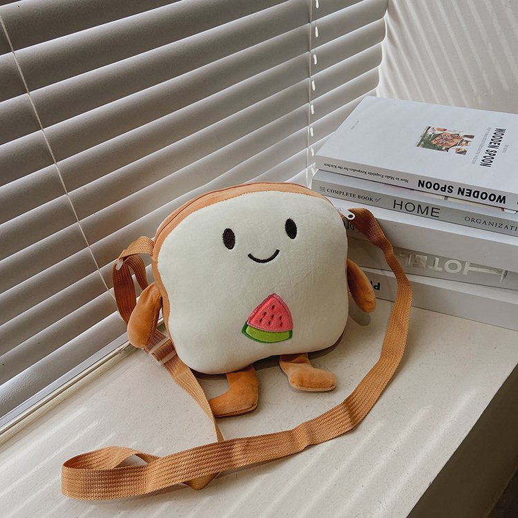 Toast Plush Shoulder Bag