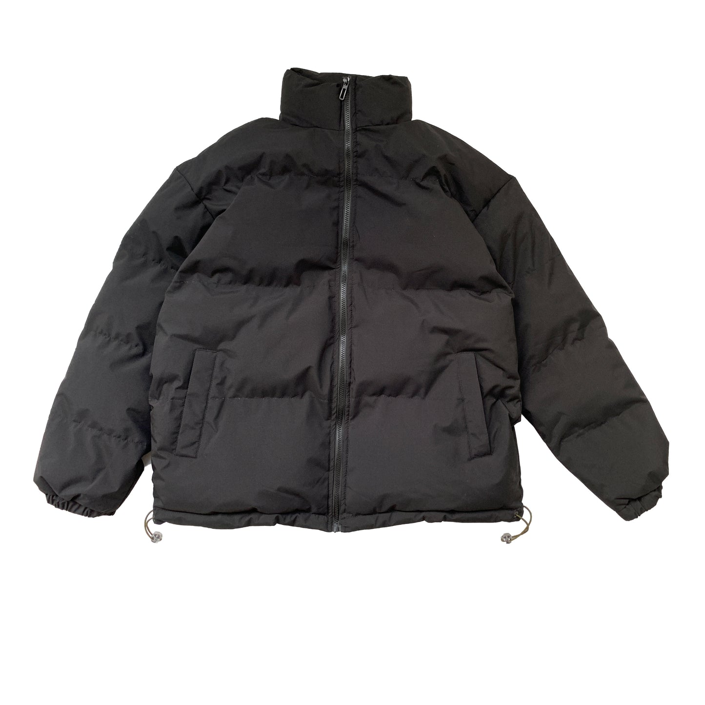 Solid Colour Cotton-padded Coat