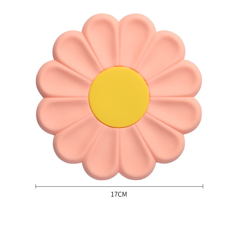 Daisy Flower Insulation Cute Silicone Placemat Decor