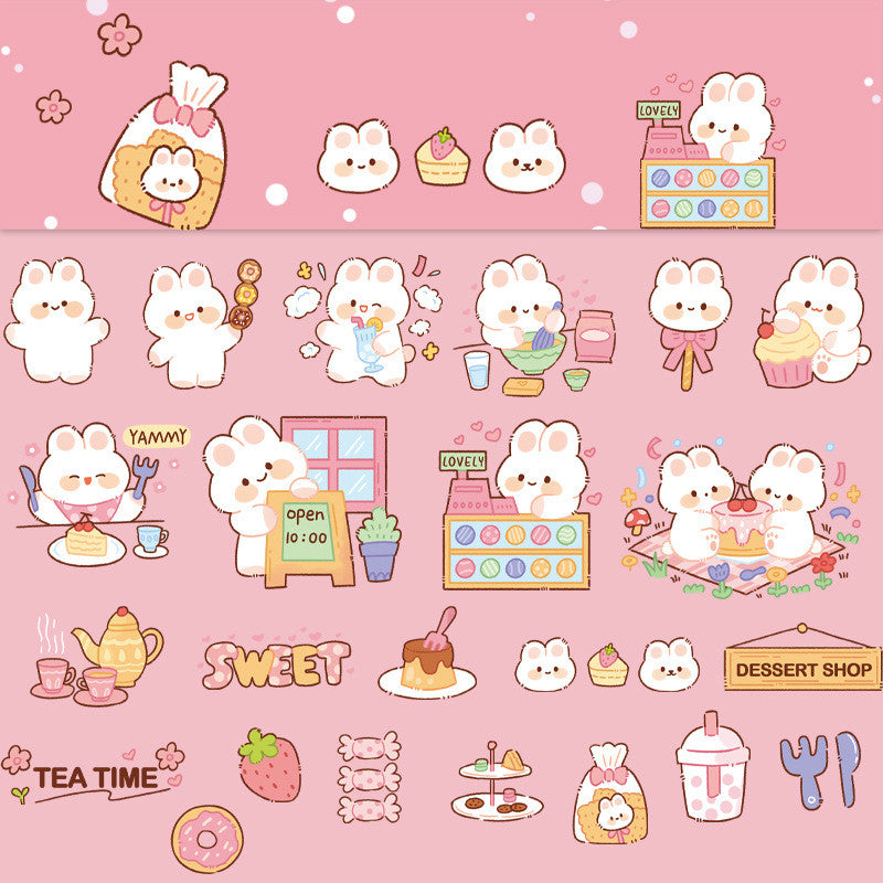 Soft Cute Planet Cute Animal Decoration Stickers