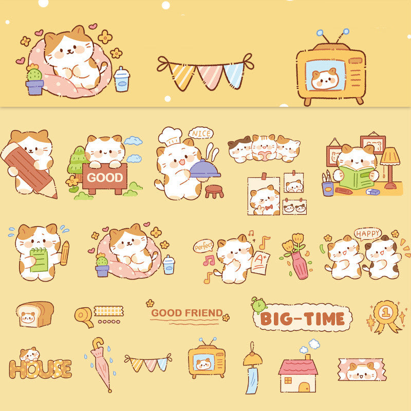 Soft Cute Planet Cute Animal Decoration Stickers