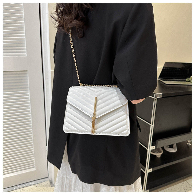 Chain Tassel Shoulder Crossbody Bags