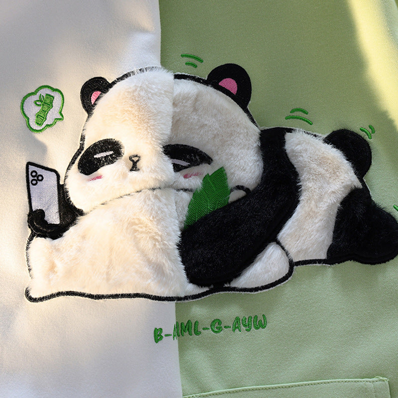 Cute Panda Hooded Sweater