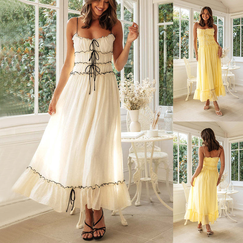 Summer bow maxi Dress