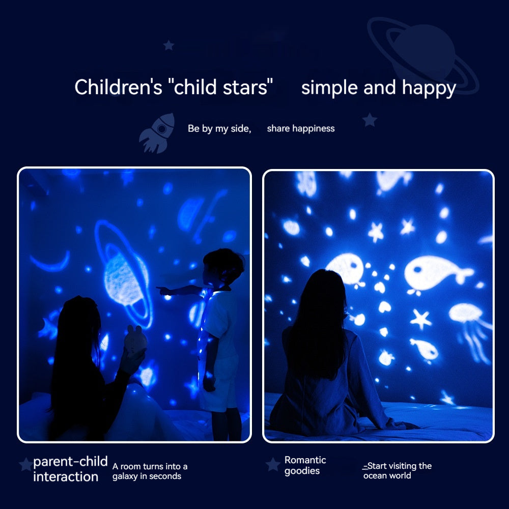 Creative Rabbit Star Light Projector Lamp