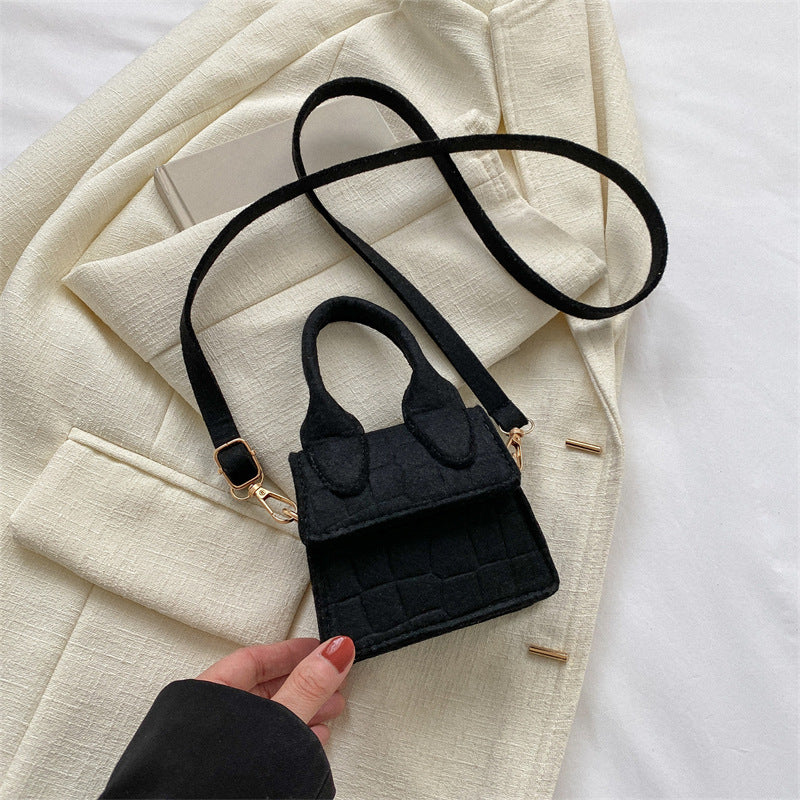 Mini block colour cross body bag