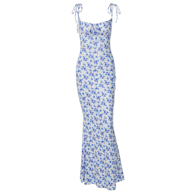 Flowers Print Long summer Dress