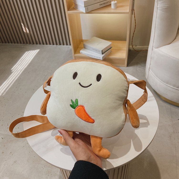 Toast Plush Shoulder Bag