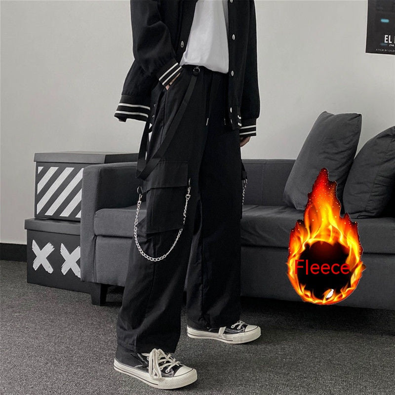 Workwear Pants Korean Loose-fitting Casual Ankle-banded