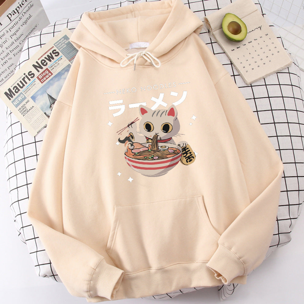 Fashion Cat Print Pullover